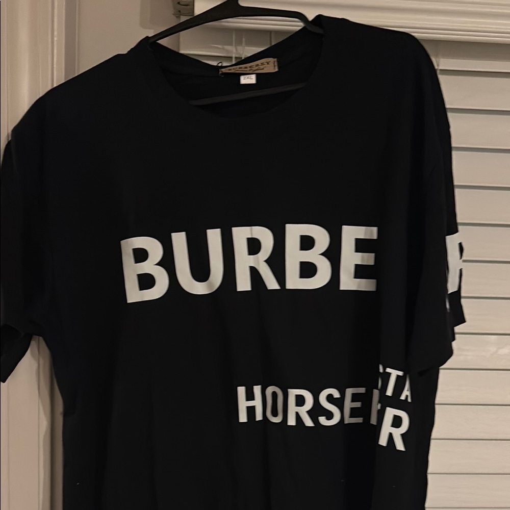 Burberry Black Graphic T-Shirt